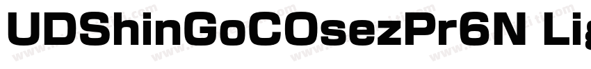 UDShinGoCOsezPr6N Lig字体转换